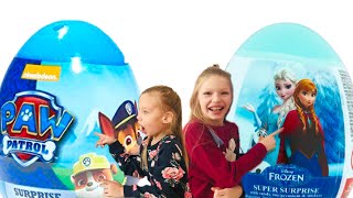 Диана и Ева - НЕ поделили игрушки Фроузен и Щенячий Патруль
