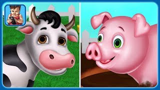 Домашние животные на ферме * Мультик игра про животных для детей
