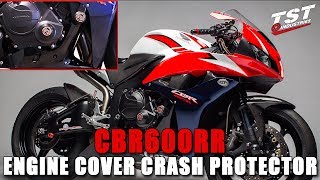 How to: Honda CBR 600RR Engine Cover Crash Protector Installation by TST Industries