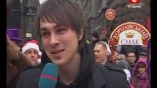 Роман Веремейчик - караоке на Майдане 1 01 2012