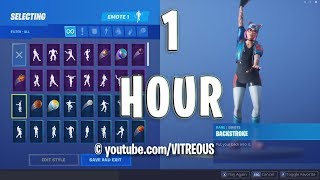 FORTNITE BACKSTROKE EMOTE 1 HOUR (Skin Showcase)