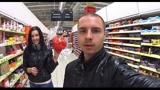 Цены на продукты в Польше. Auchan. Carrefour