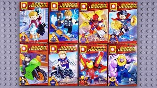 LEGO Marvel Avengers Infinity War with Thanos, The Guardians' Ship Minifigures (knock-off) DLP9077