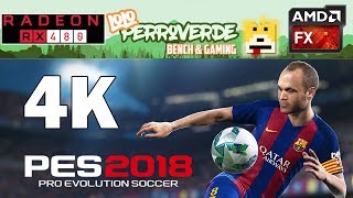 Pro Evolution Soccer 2018 - 4k 2160p: RX 480 + FX-8300 Max Settings