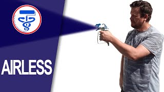 Le bon geste pour peindre au pistolet airless un plafond et un mur