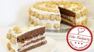 leckere, nussige Giotto - Torte, Nusstorte, homemade Giottotorte
