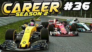 F1 2017 Career Mode Part 36: 3 WIDE AT 130R ENDS BADLY!