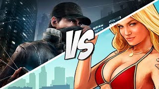GTA 5 VS Watch Dogs Map! Watch Dogs Map VS Grand Theft Auto 5 Map! (GTA V)