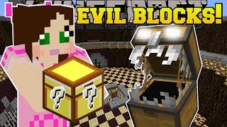 Minecraft: BLOCK OF EVIL!!! (YOU WILL NOT BE LUCKY!) Custom Command