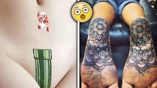 LES 10 ENDROITS LES PLUS DOULOUREUX POUR SE FAIRE TATOUER | Lama Faché