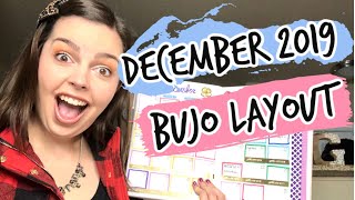 PLAN WITH ME | December 2019 Bullet Journal Layout | Glam Life by Meg