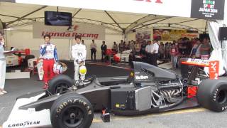 モータースポーツジャパン2014 マクラーレンホンダMP4/6 佐藤琢磨 山本尚貴登場からエンジン始動最後まで完全ノーカット