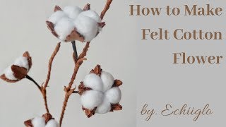 Soldering Iron - Felt Flower Tutorial Cotton Flower by Echiiglo / Bunga Kapas dari Kain Flanel