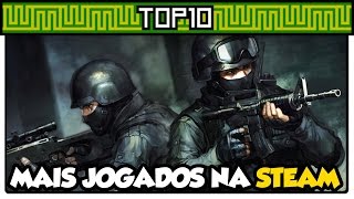 Top 10 Jogos Mais Jogados na Steam