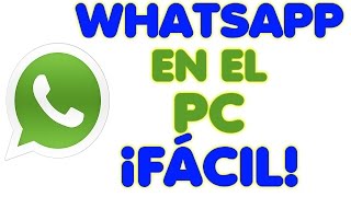 Whatsapp para PC - Descargar e instalar whatsapp gratis en PC .Tutorial [HD]