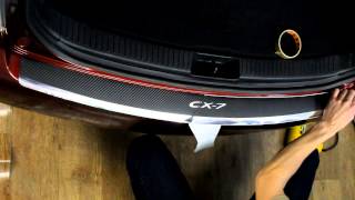 Наклейка на задний бампер для Mazda CX-7 (Мазда Сх-7)