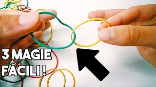 3 MAGIE FACILI CON GLI ELASTICI - TUTORIAL
