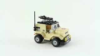 Sluban Tank or APC 8 In 1   Model F   Brick Builder Toys   Lego Speed Build