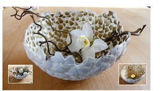 Декор  из яичной скорлупы.