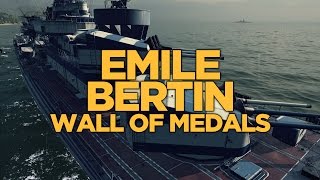 World of Warships - Emile Bertin Wall of Medals