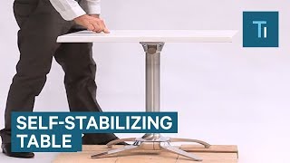 Never Spill Your Drink Again With This Wobble-Proof Table