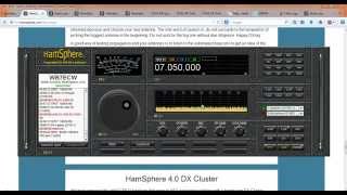 Operating HamSphere 4.0: Default Transceiver Controls and Tools (Repeaters, DX Monitors, and more!)