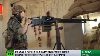 From lion tamer to female fighter: Combating terrorists in Syrian Aleppo