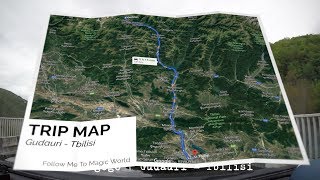Дорога от Гудаури до Тбилиси | Грузия | На машине в Грузию | Follow Me To Magic World