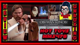 4K HOT TOYS MMS478 STAR WARS OBI-WAN KENOBI DELUXE 1/6 SCALE FIGURE REVIEW AND UNBOXING