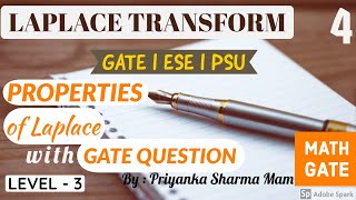 Laplace Transform I Properties of Laplace Transform with GATE Solution I GATE Maths