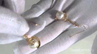Купить сережки с жемчугом в Sweetberries.ru
