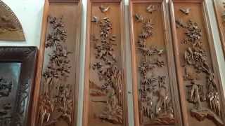 Tranh Tứ Quý, Tranh Tùng Hạc, Tranh Vinh Quy,... Gỗ Mun, Gỗ Hương (Đồ Gỗ Thành Luân)