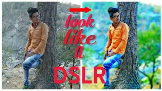 DSLR effect on picsart - pics art editing tutorials
