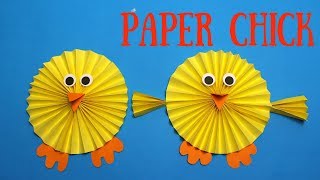 How to Make a Paper Chick | Easy Easter Crafts for Kids