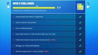 NEW UPDATE! - Fortnite WEEK 5 CHALLENGES COMPLETE GUIDE! (Fortnite: Battle Royale Week 5)