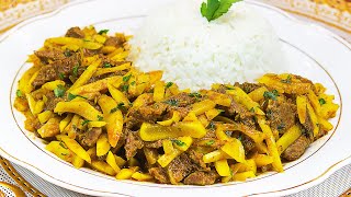 OLLUQUITO CON CARNE | RECETA PERUANA | Sazón y Corazón