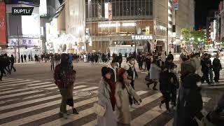 LIVE: New Year's Eve 2022 celebrated at iconic Shibuya Crossing in Tokyo