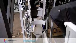 Установка фасовки сухих строительных смесей в бумажные клапанные мешки