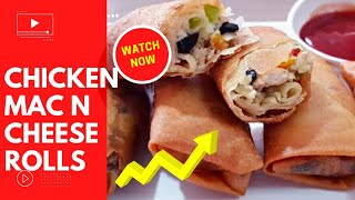 Chicken Mac n Cheese Rolls || Ramzan Special || Cooking with Benazir || with english subtitles