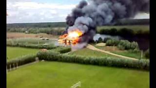 Пожар в спортивном комплексе в Бронницах.