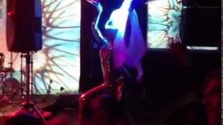 Unusual light show club party New Lotus India