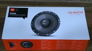 Unboxing JBL CS762 Car Speakers and test