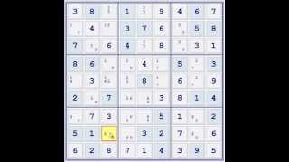 Решение сложныx судоку. Тройки.