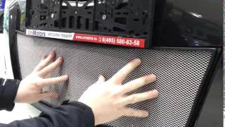 Установка защитной сетки радиатора на Great Wall Hover H3 chrome