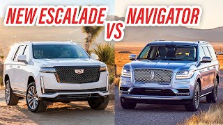 2021 Cadillac Escalade vs Lincoln Navigator - The Ultimate American Luxury SUVs! Exterior & Interior