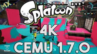 Splatoon in 4K | Cemu 1.7.0c | Gameplay