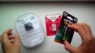 зарядное устройство для аккумуляторов GP Powerbank Посылка из Китая Aliexpress
