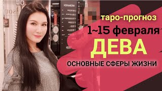 ДЕВА ТАРО ПРОГНОЗ 1~ 15 ФЕВРАЛЬ 2020. Основные сферы жизни