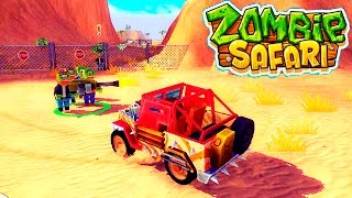 МАШИНКИ ПРОТИВ ЗОМБИ zombie safari #1 Прохождение игры для детей как мультики про машинки kids games