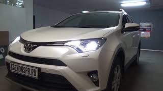 Улучшение света TOYOTA RAV4 BI-LED KOITO +ПТФ MTF + HPL Backfire